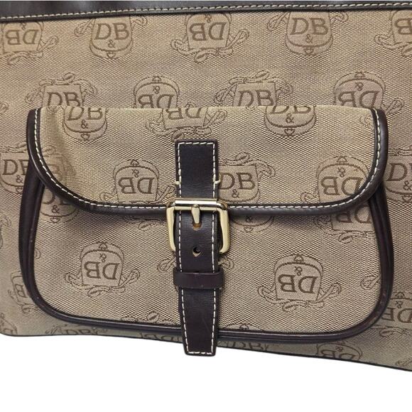 Dooney & Bourke Tan and Brown Vintage Bag - Picture 9 of 13